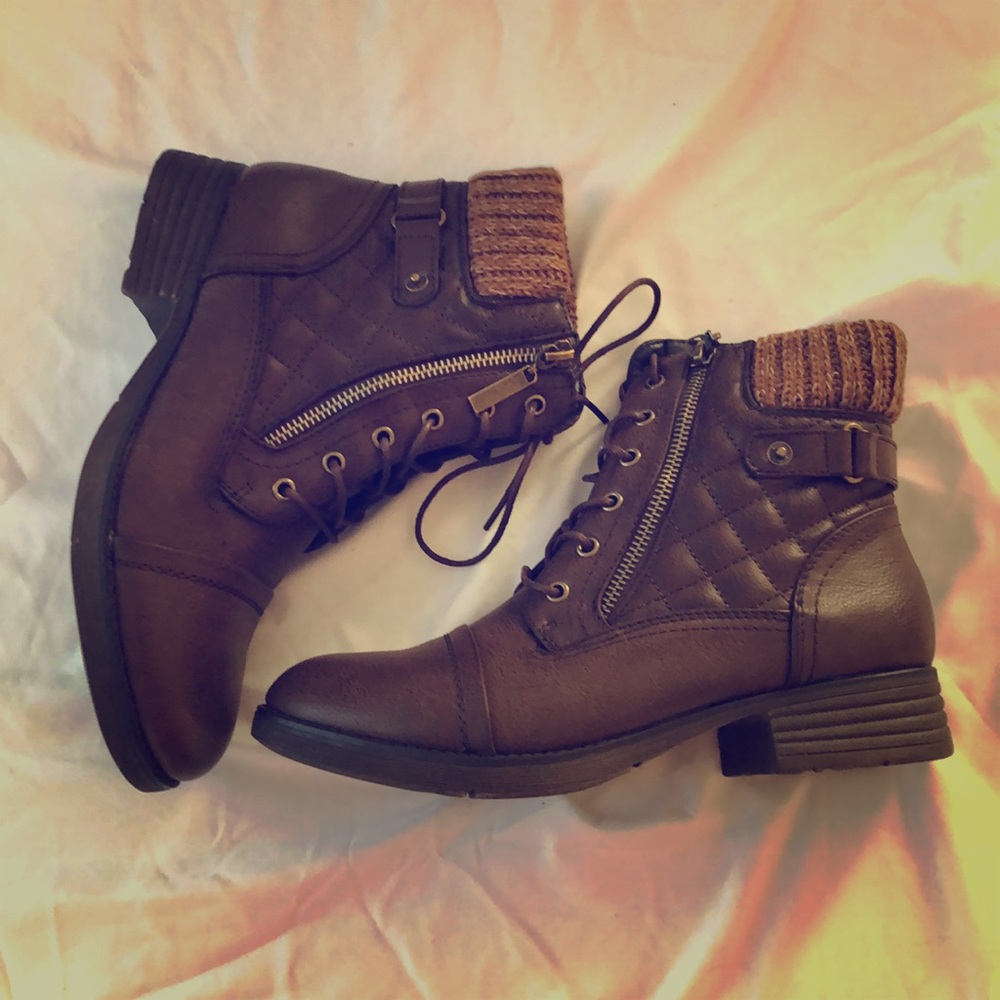 STQ Brown Booties